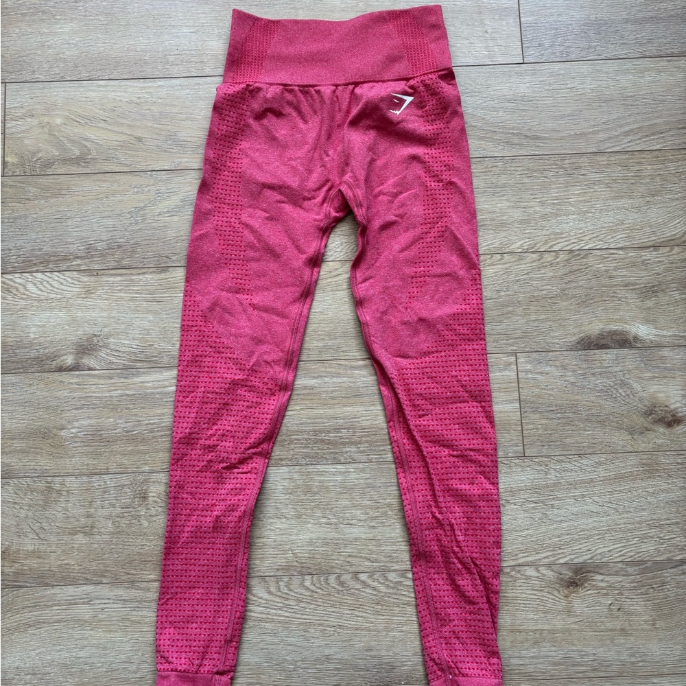 Gymshark red training pants